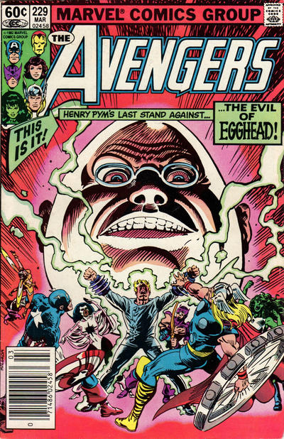 The Avengers #229 [Newsstand]-Fine- 