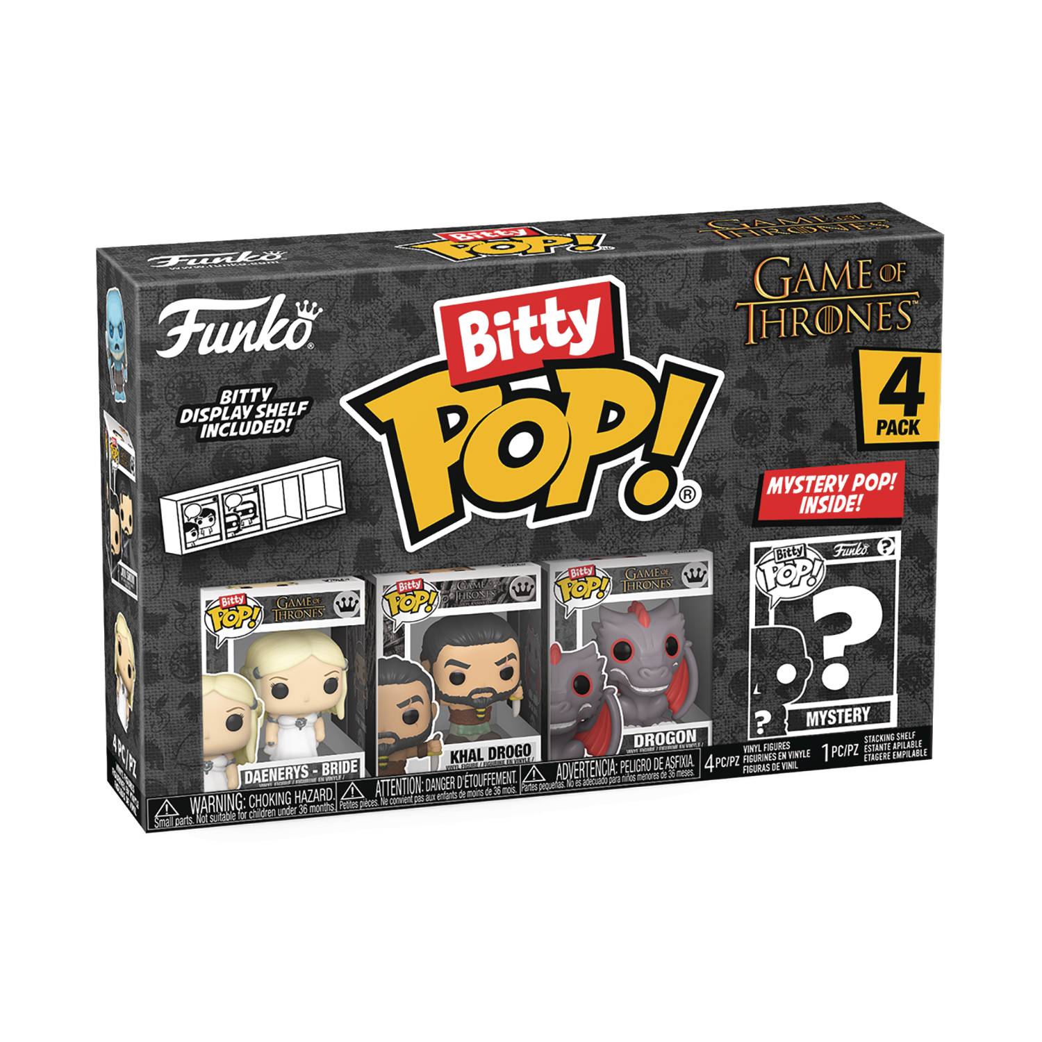 Bitty Pop Game of Thrones Khaleesi 4pk Vin Fig