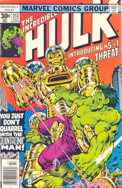 The Incredible Hulk #213 [30¢]-Fine (5.5 – 7)