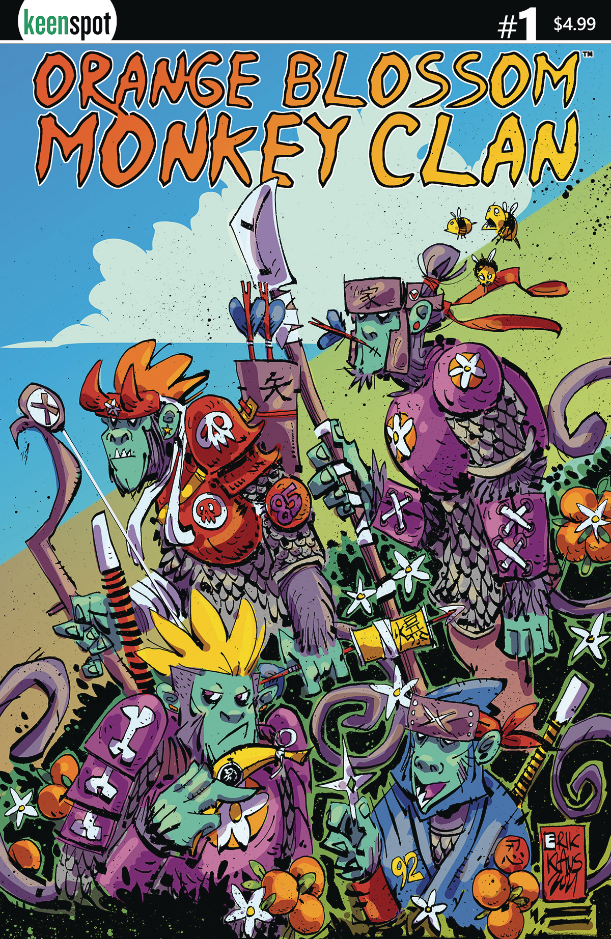 Orange Blossom Monkey Clan #1 Cover A Klaus