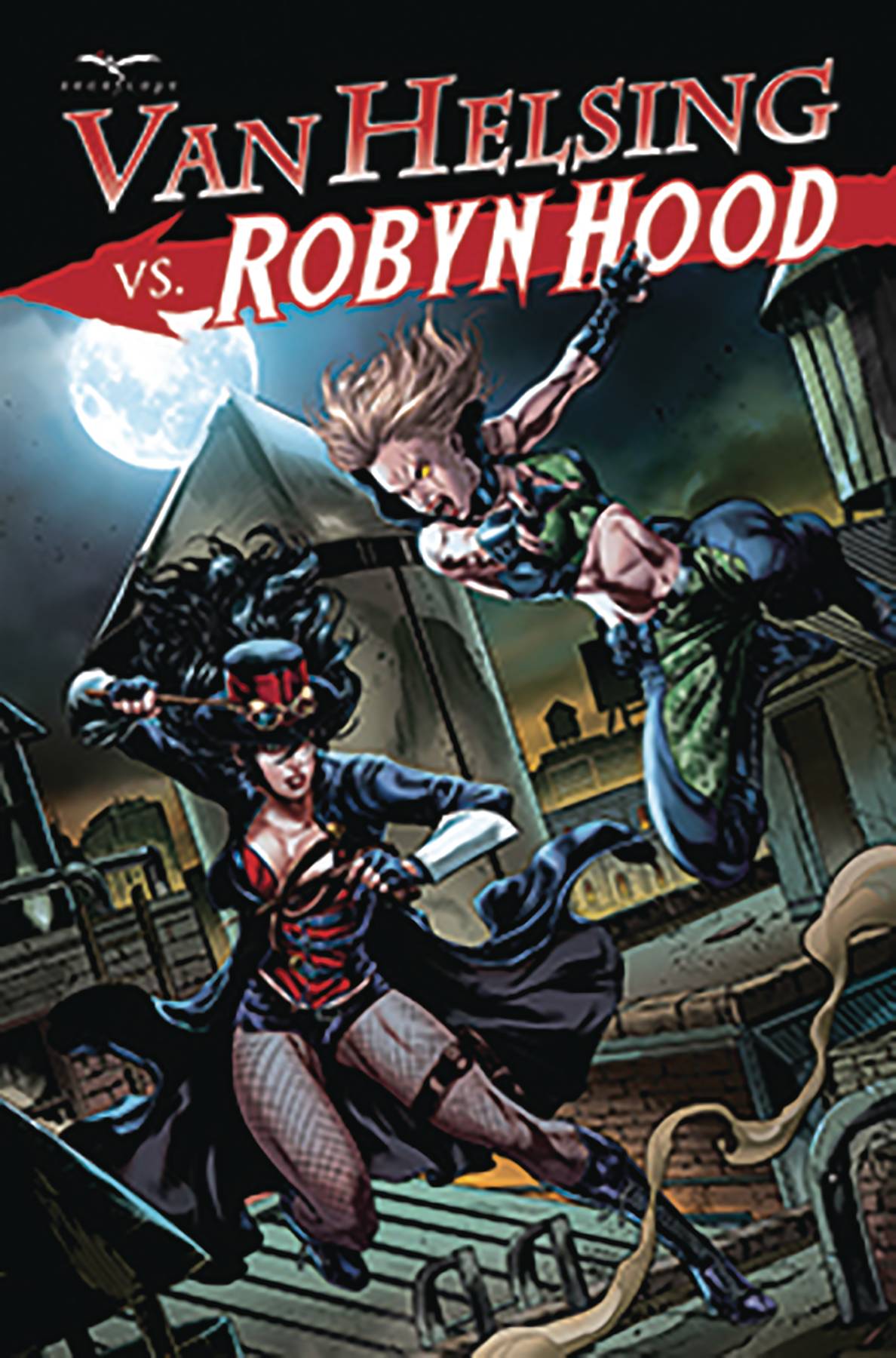 Van Helsing Vs Robyn Hood #3 Cover B White (Of 4)