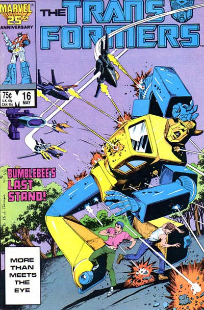 The Transformers #16 [Direct](1984)-Very Fine (7.5 – 9)