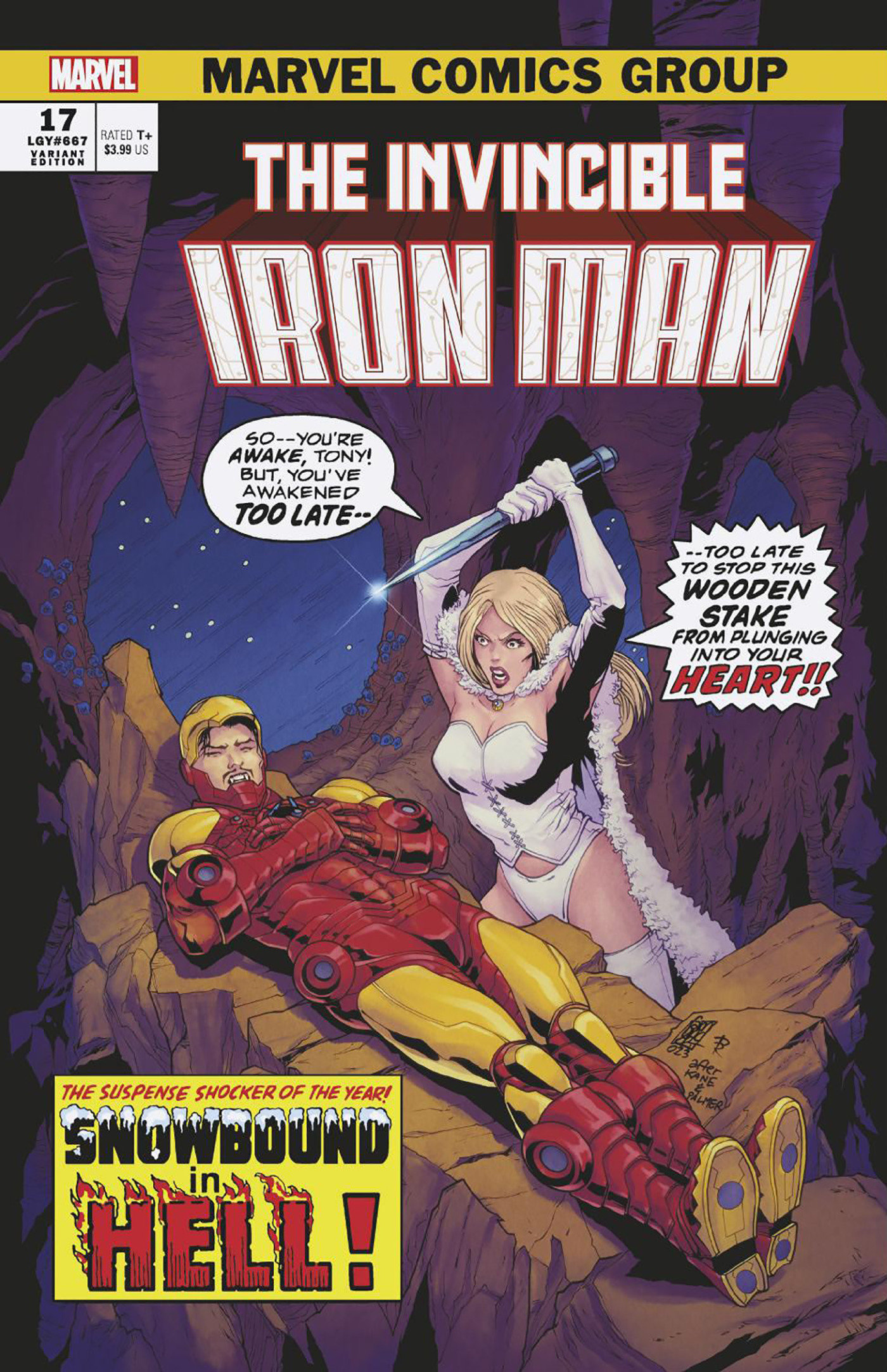 Invincible Iron Man #17 Giuseppe Camuncoli Vampire Variant (Fall of the House of X)