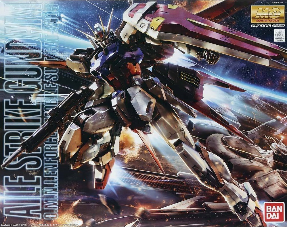 Mobile Suit Gundam Seed Aile Strike Gundam Version RM Master Grade 1:100 Scale Model Kit