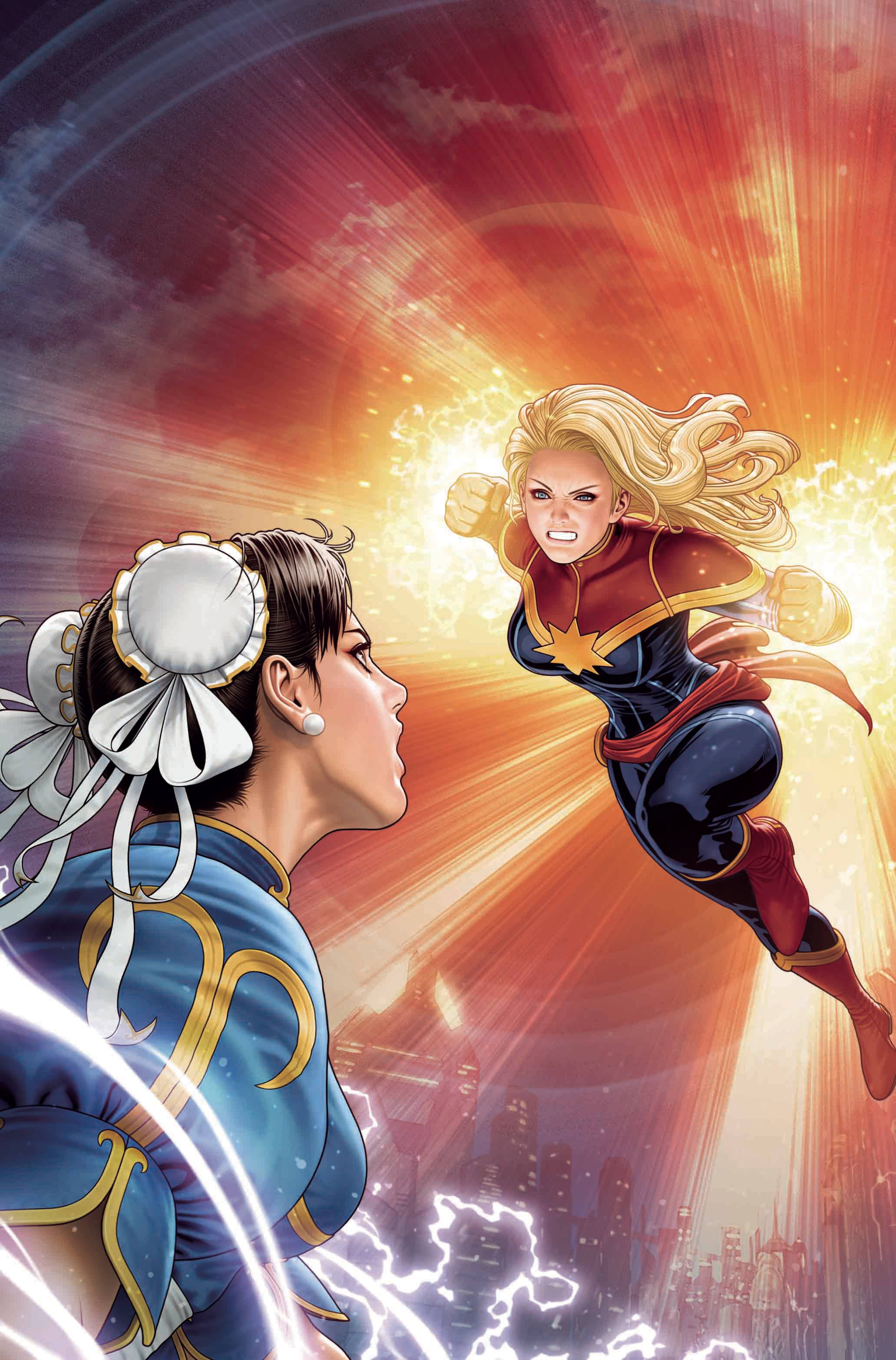 Mighty Captain Marvel #8 Secret Empire Marvel Vs Capcom Variant