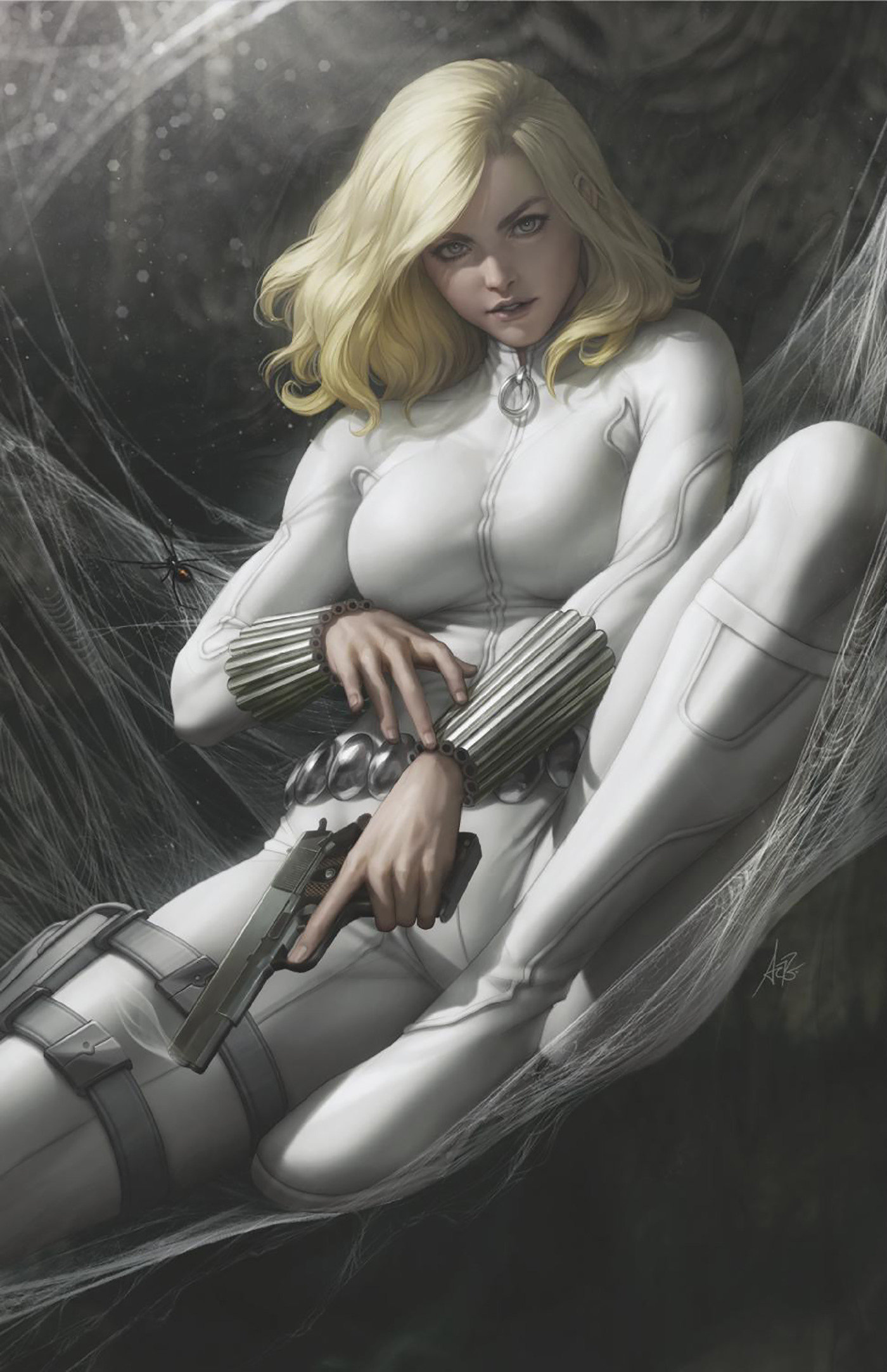 White Widow #1 Artgerm Virgin Variant 1 for 100 Incentive