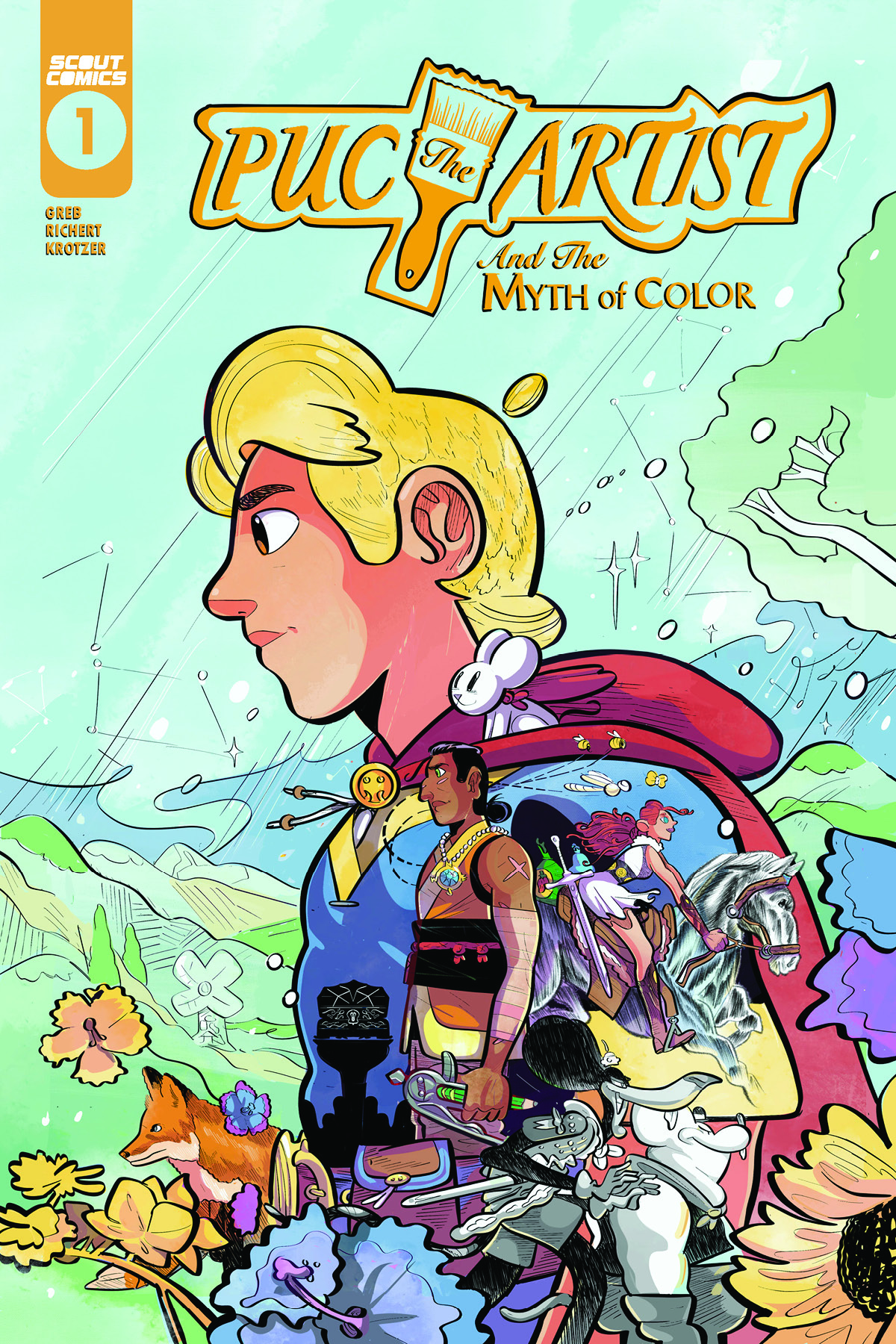 Puc The Artist and the Myth of Color (One Shot) Cover A Garrett Richert