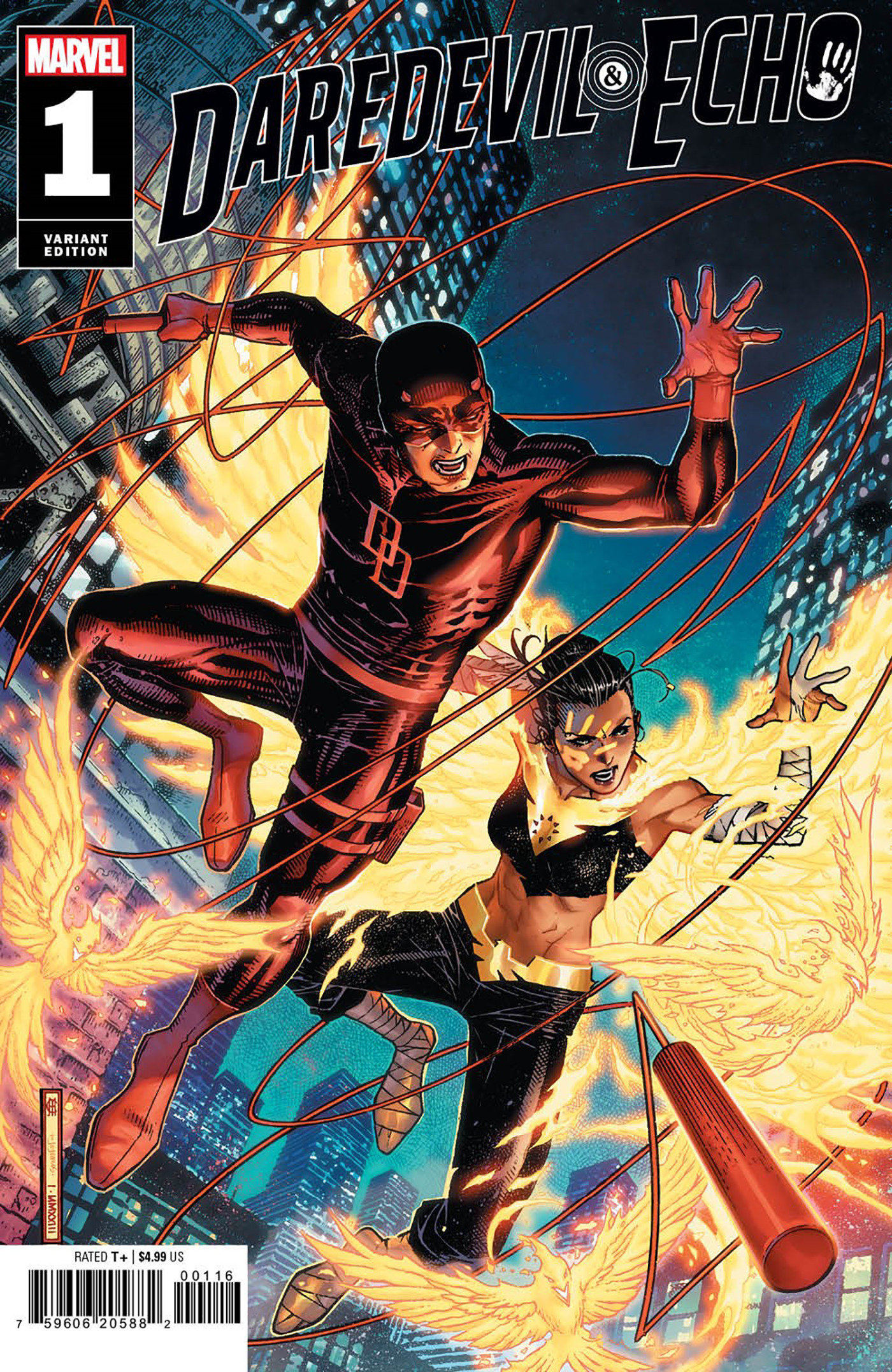 Daredevil & Echo #1 25 Copy Incentive Jim Cheung Variant