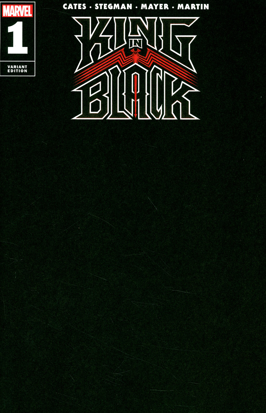 King In Black #1 Black Blank Variant (Of 5)