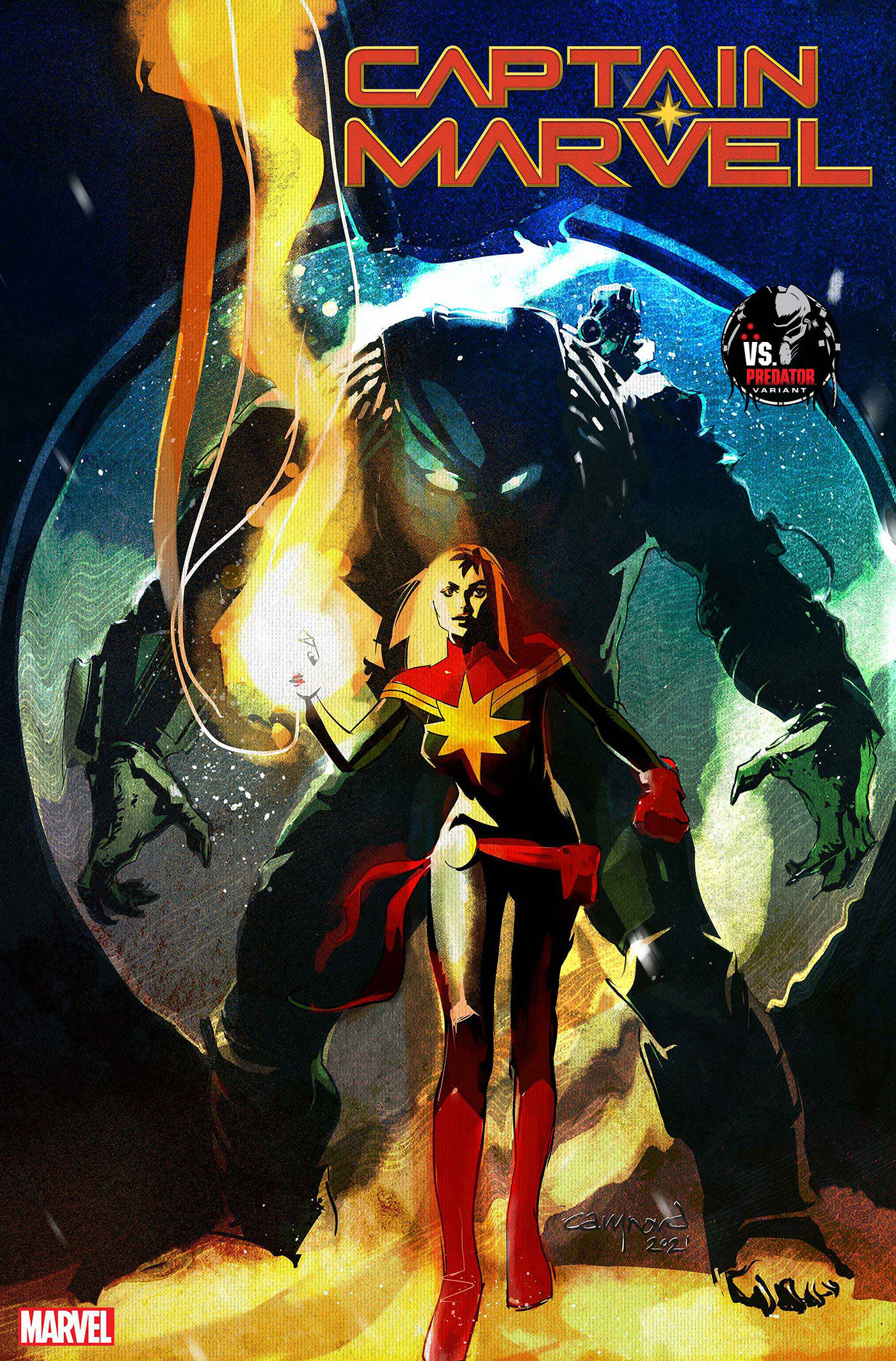Captain Marvel #40 Nord Predator Variant (2019)