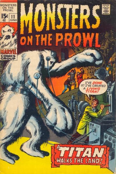 Monsters On The Prowl #11 (1971)-Very Fine (7.5 – 9)