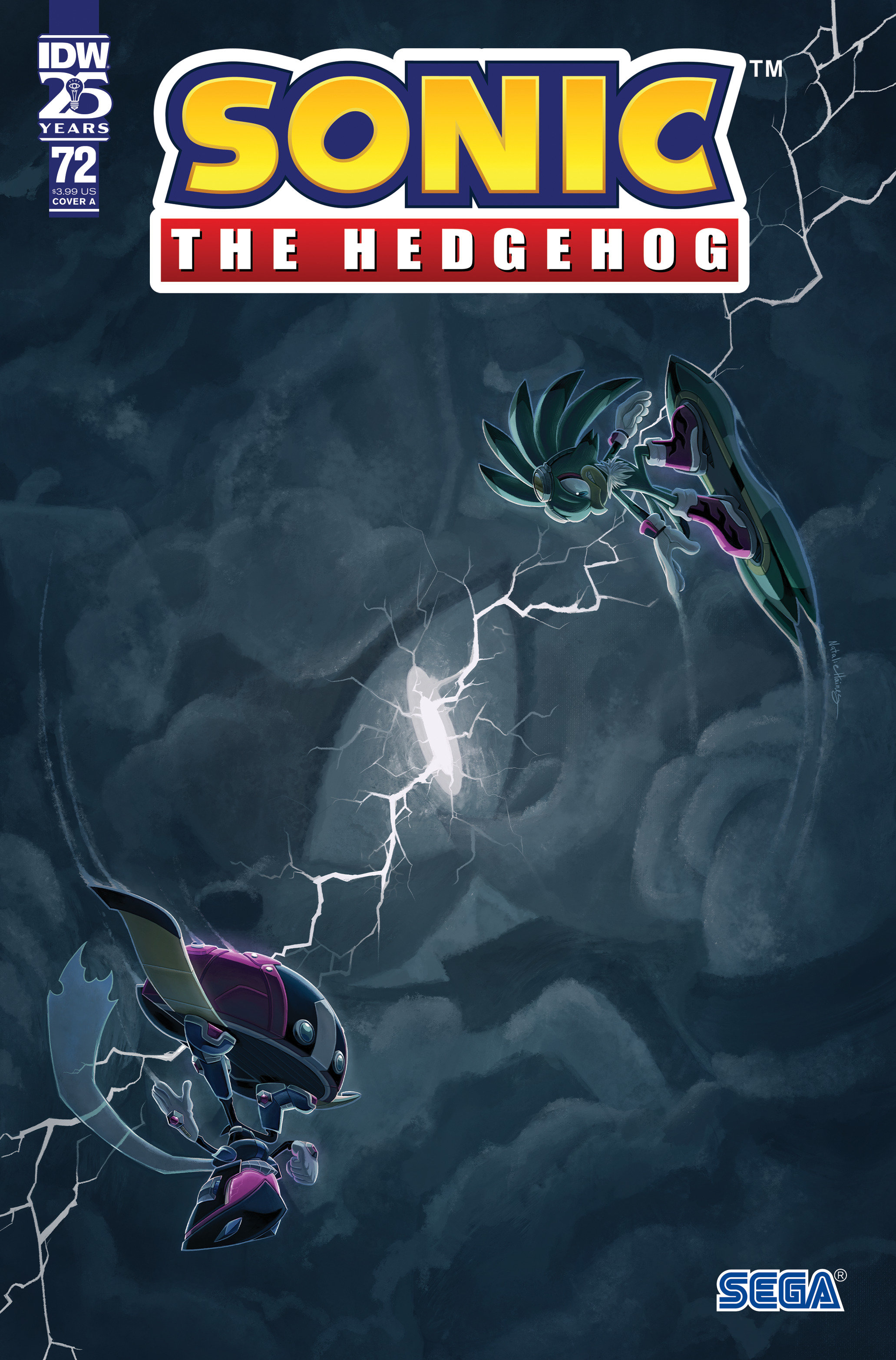 Sonic the Hedgehog #72 Cover A Haines