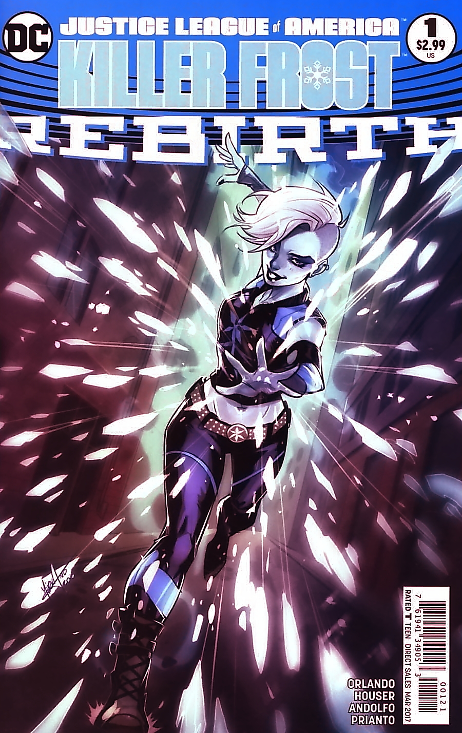 Justice League of America Killer Frost Rebirth #1 Variant Edition