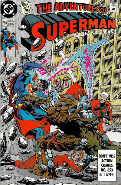 Adventures of Superman #466 [Direct]-Fine