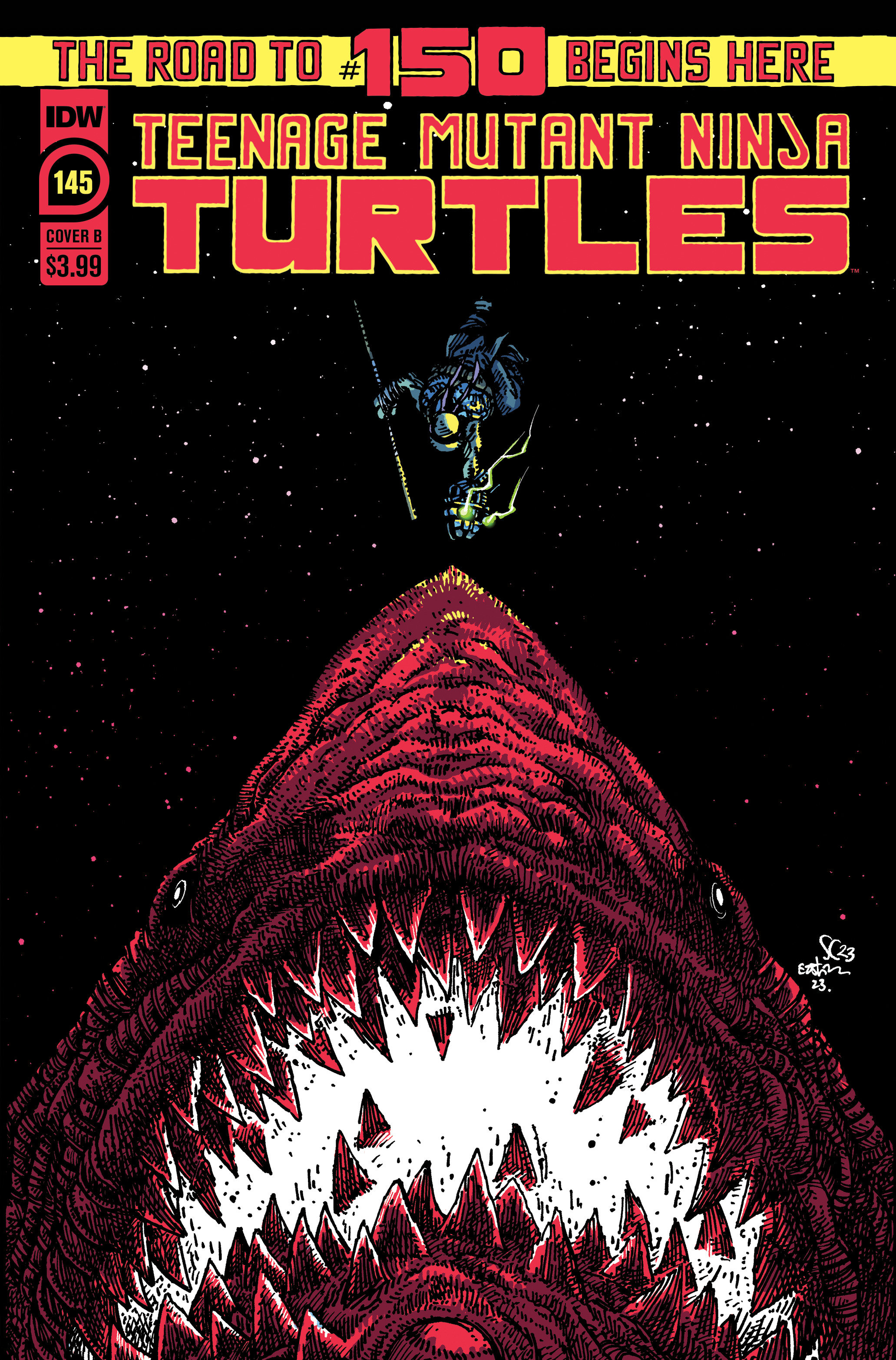 Teenage Mutant Ninja Turtles Ongoing #145 Cover B Eastman & Campbell