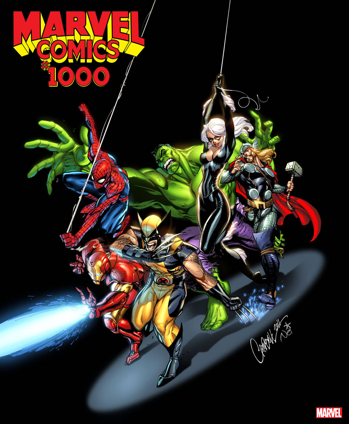 Marvel Comics #1000 J. Scott Campbell Variant