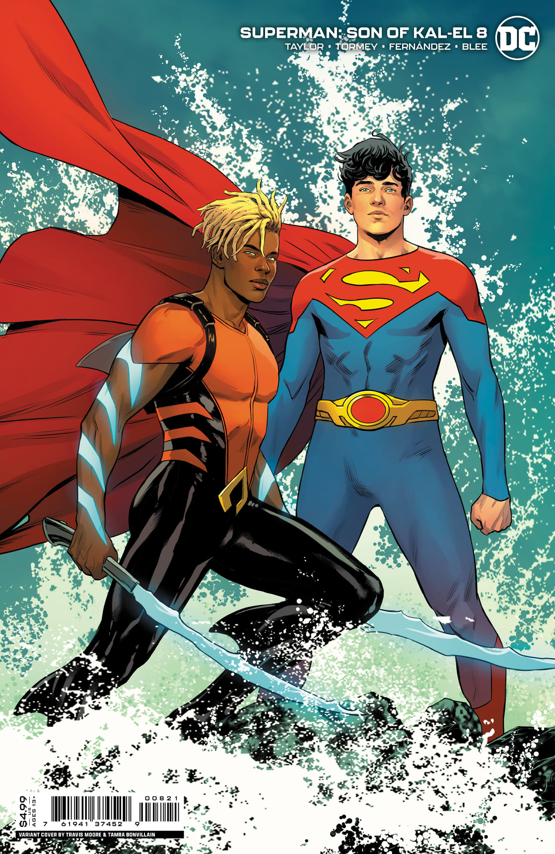 Superman Son of Kal-El #8 Cover B Travis Moore Card Stock Variant