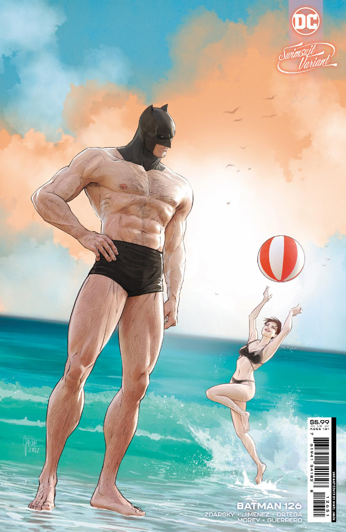 Batman #126 Cover D Mikel Janin Swimsuit Card Stock Variant (2016)