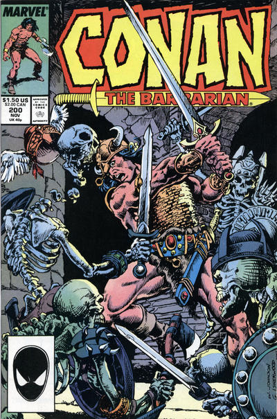 Conan The Barbarian #200 [Direct]-Fine (5.5 – 7)