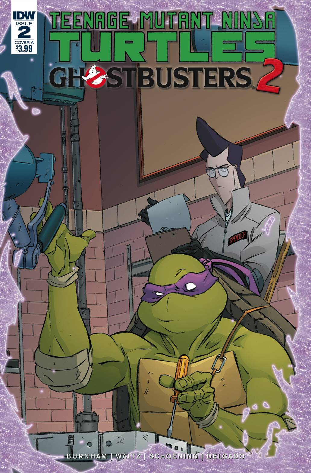 Teenage Mutant Ninja Turtles Ghostbusters II #2 Cover A Schoening