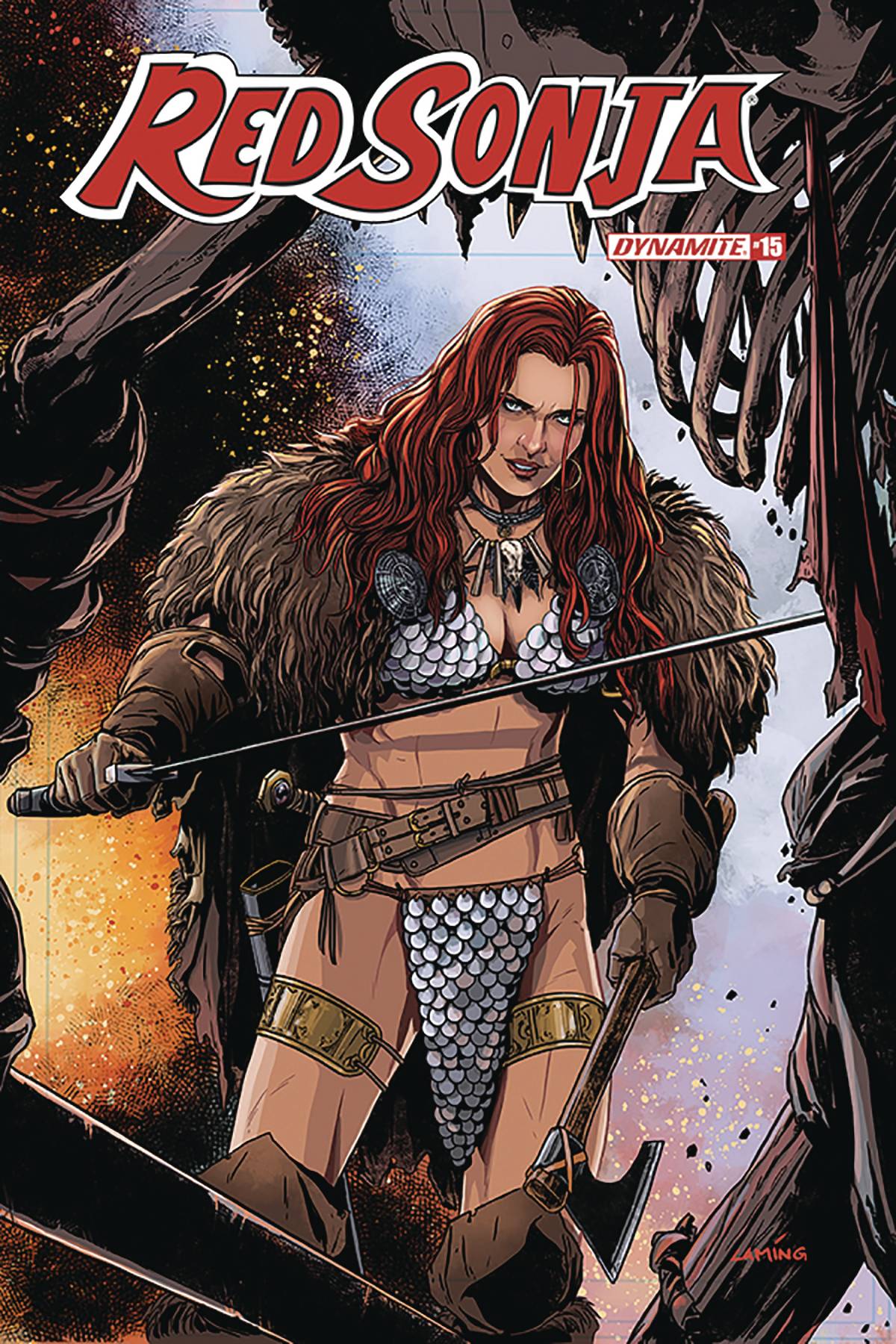 Red Sonja #15 Cover D Laming