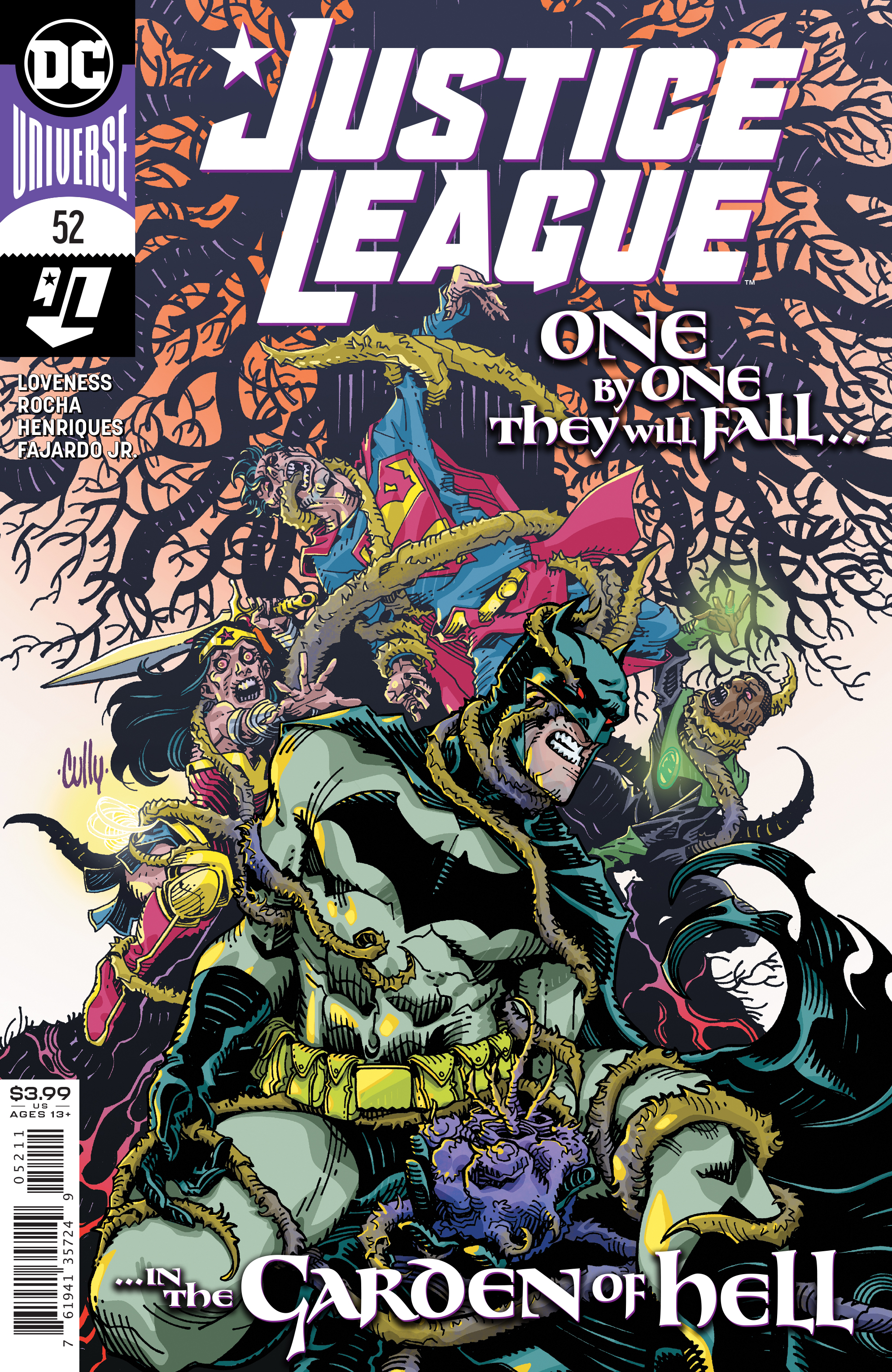 Justice League #52 Cover A Cully Hamner (2018)