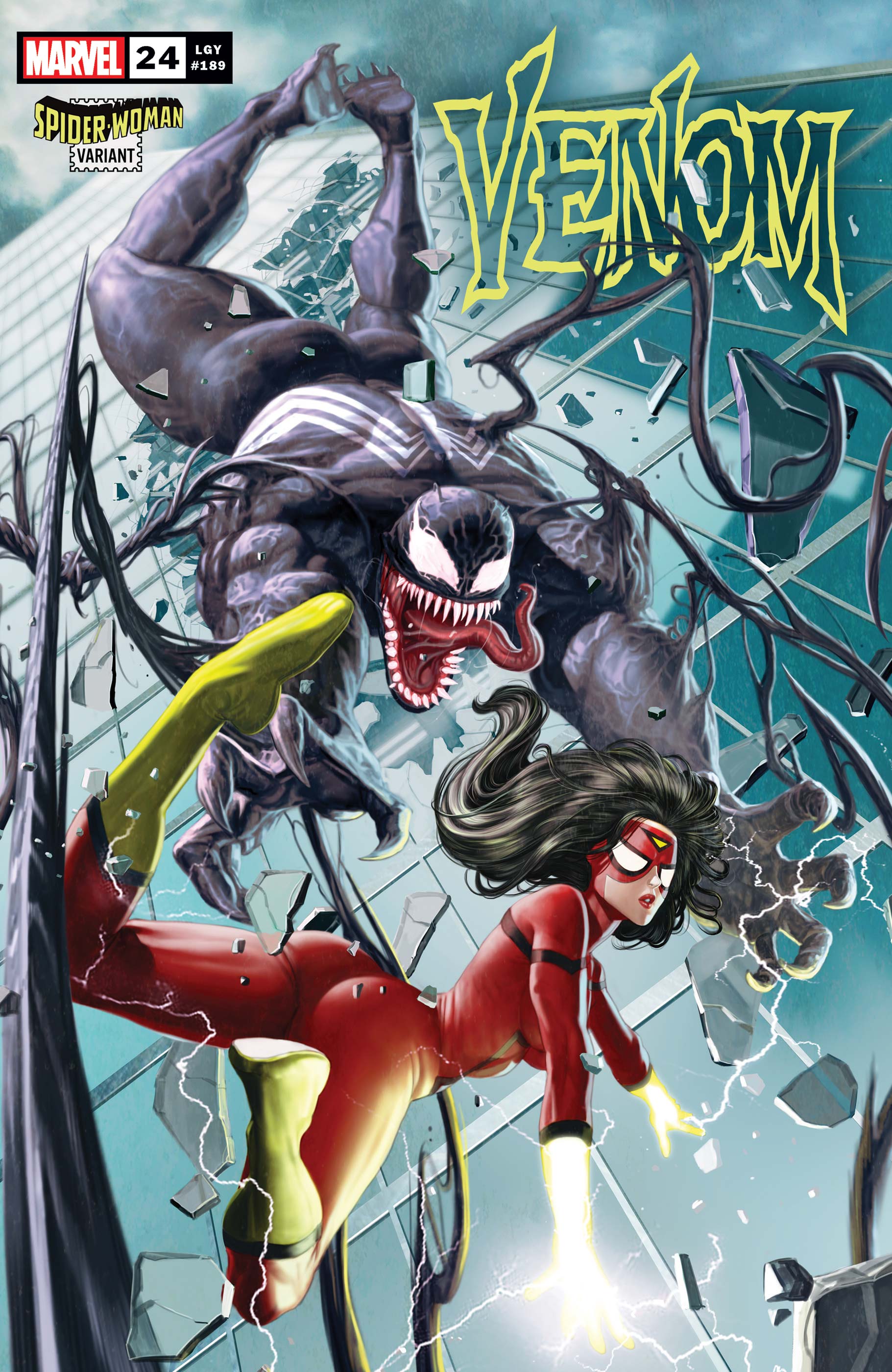 Venom #24 Rock-He Kim Spider-Woman Variant (2018)