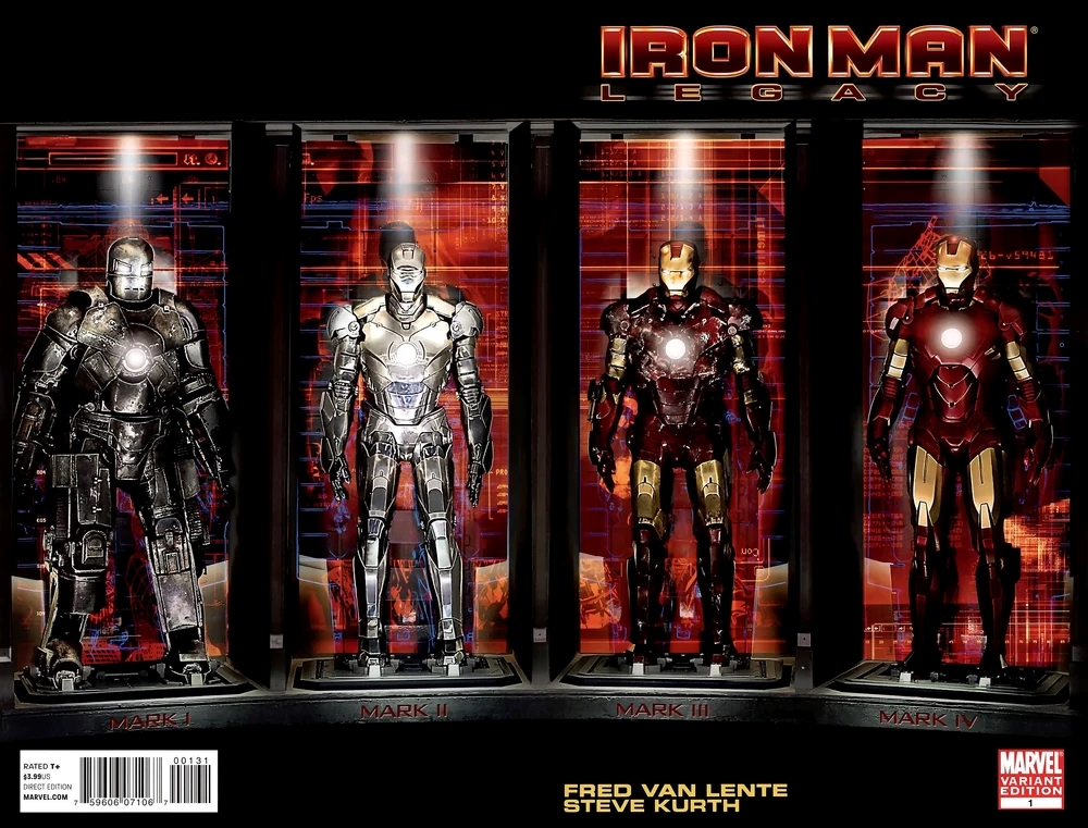 Iron Man Legacy #1 (Movie Wraparound Variant) (2010)