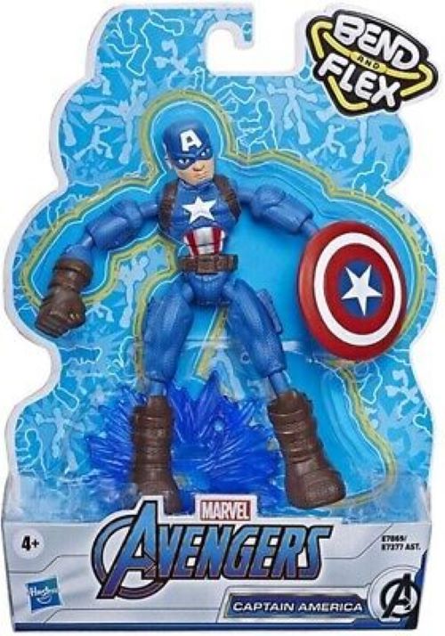 Marvel Avengers Bend & Flex Captain America Action Figure