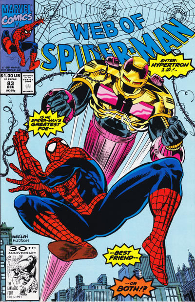 Web of Spider-Man #83 [Direct](1985)-Near Mint (9.2 - 9.8)