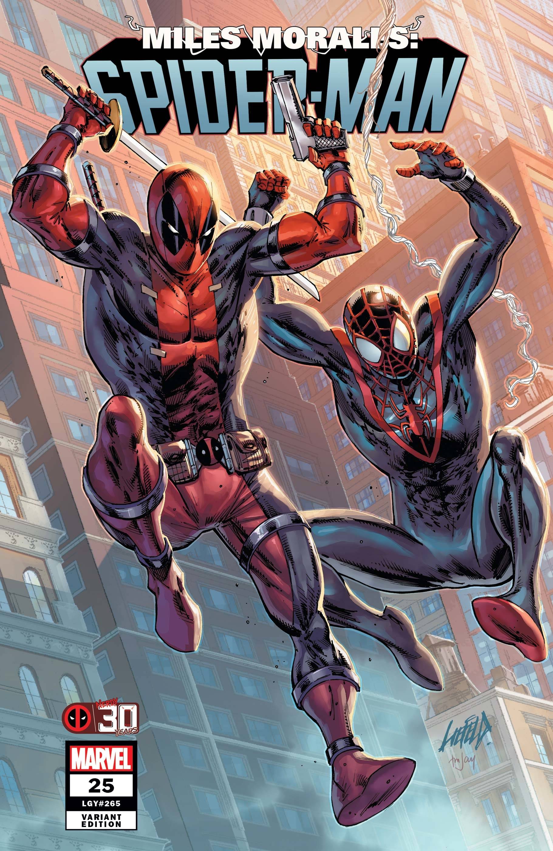 Miles Morales: Spider-Man #25 Liefeld Deadpool 30th Variant (2019)
