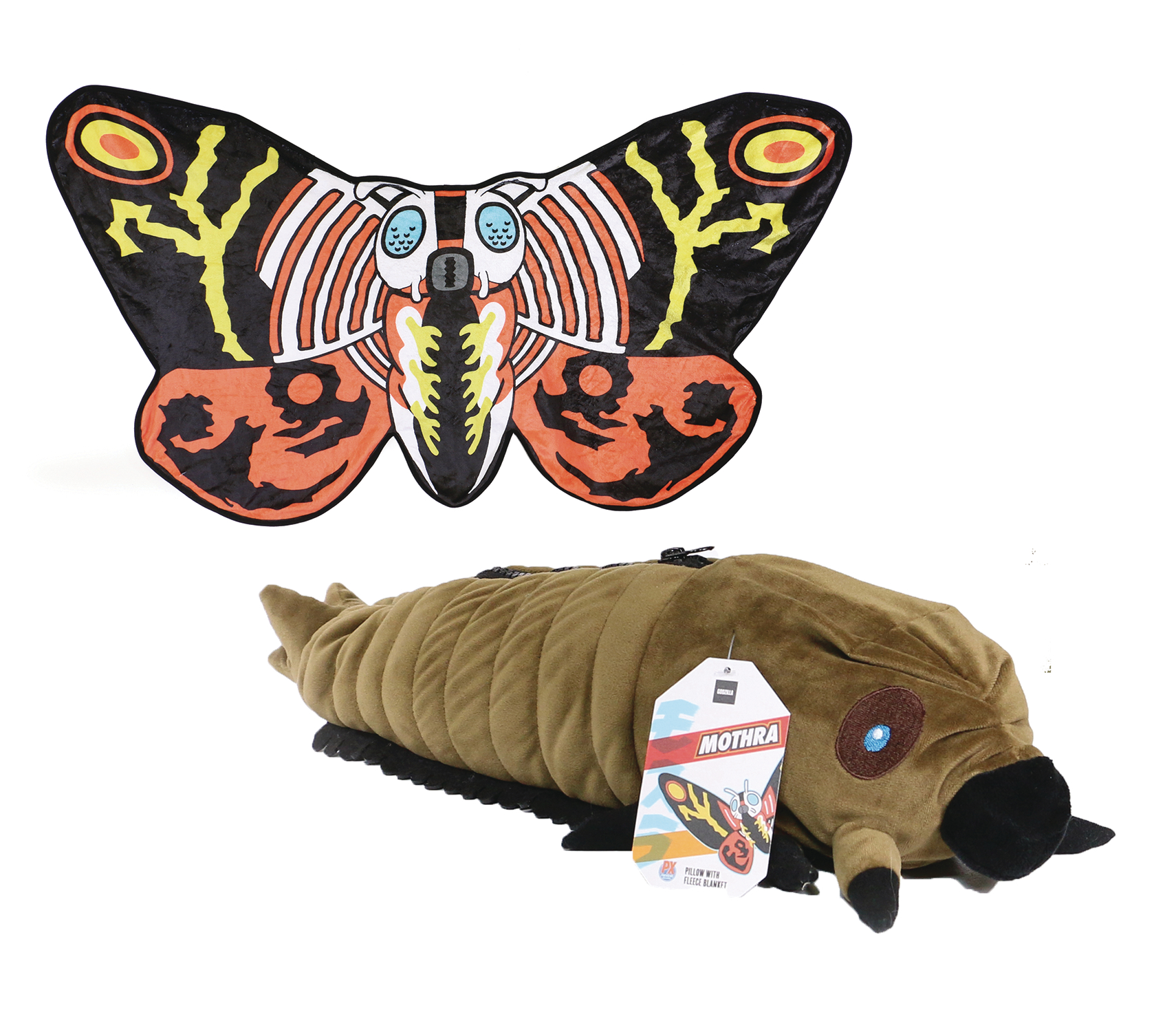 Godzilla Mothra Px 12in Plush W/fleece