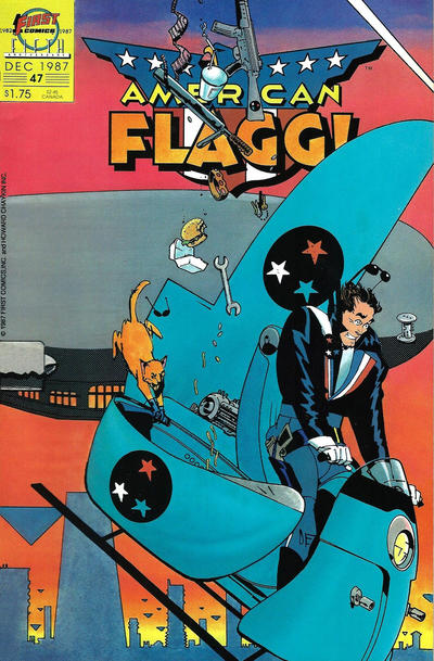 American Flagg! #47-Fine (5.5 – 7) Scarce