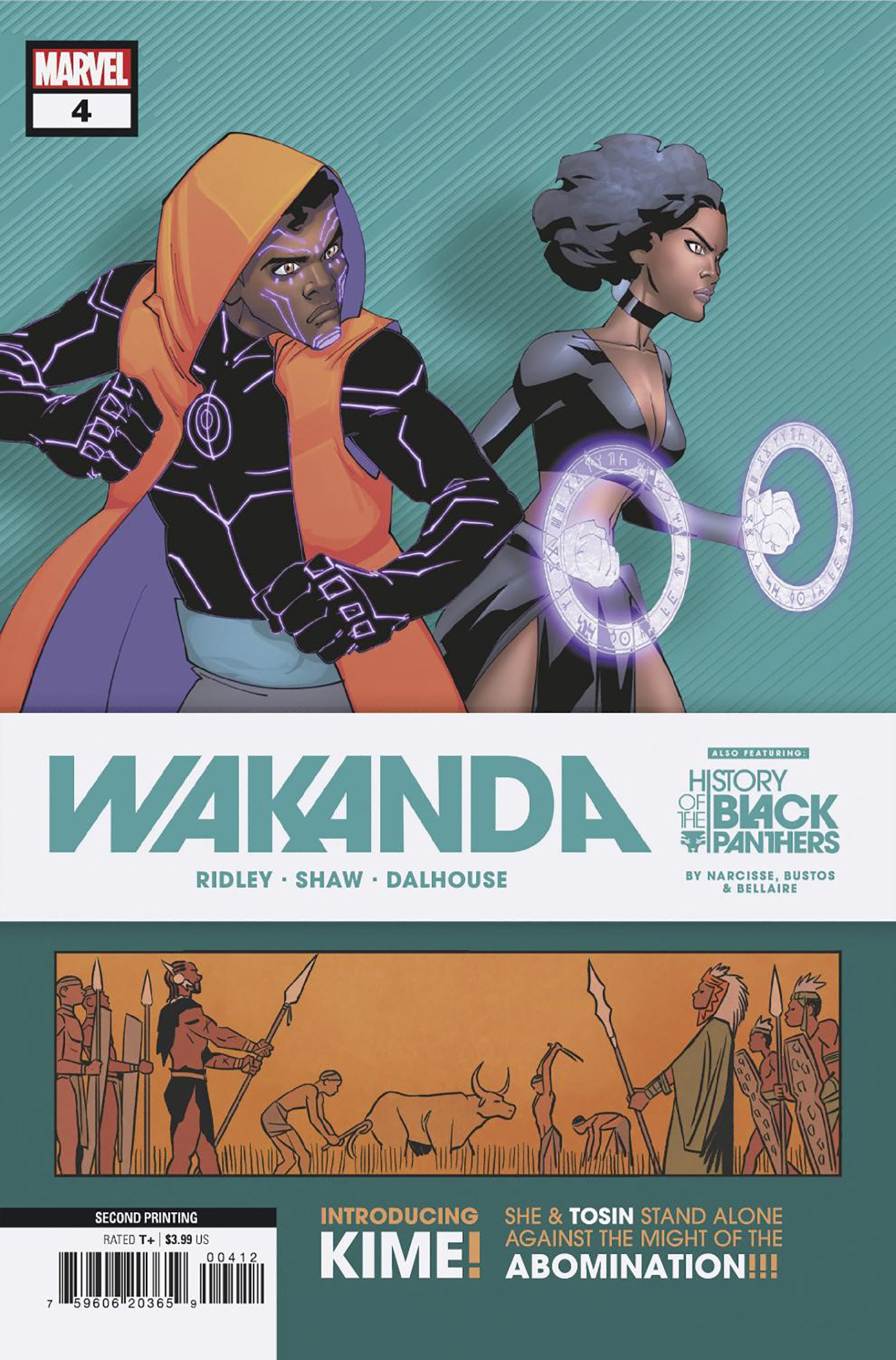 Wakanda #4 2nd Printing Shaw Bustos Variant (Of 5)