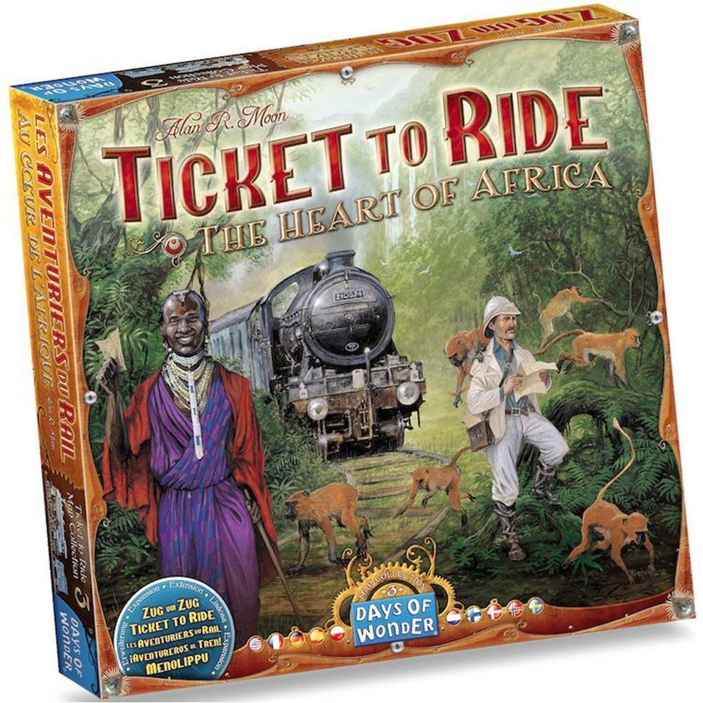 Ticket To Ride Map Collection 3 Heart of Africa