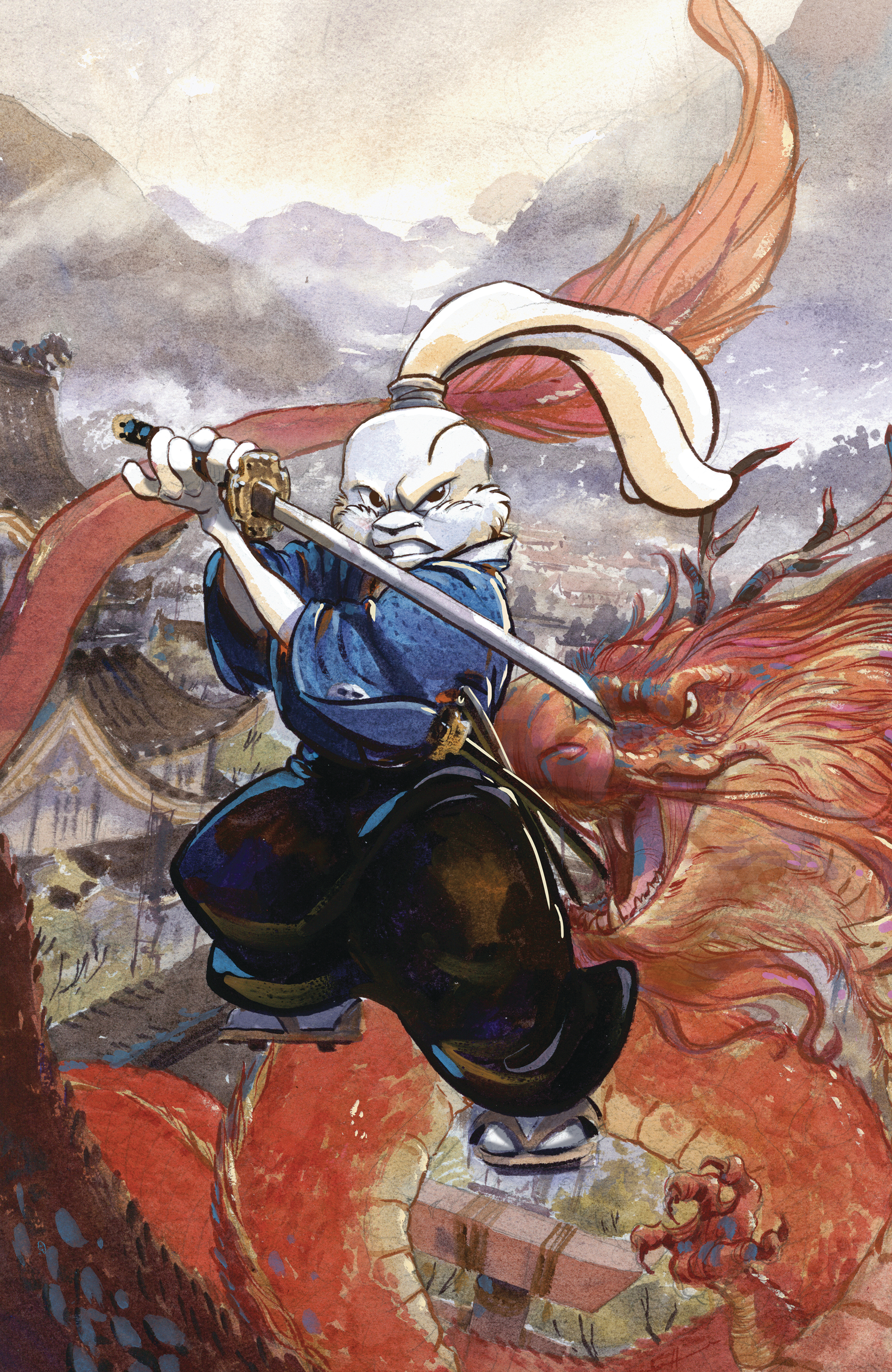 Mighty Morphin Power Rangers Usagi Yojimbo #1 Cover H Unlock