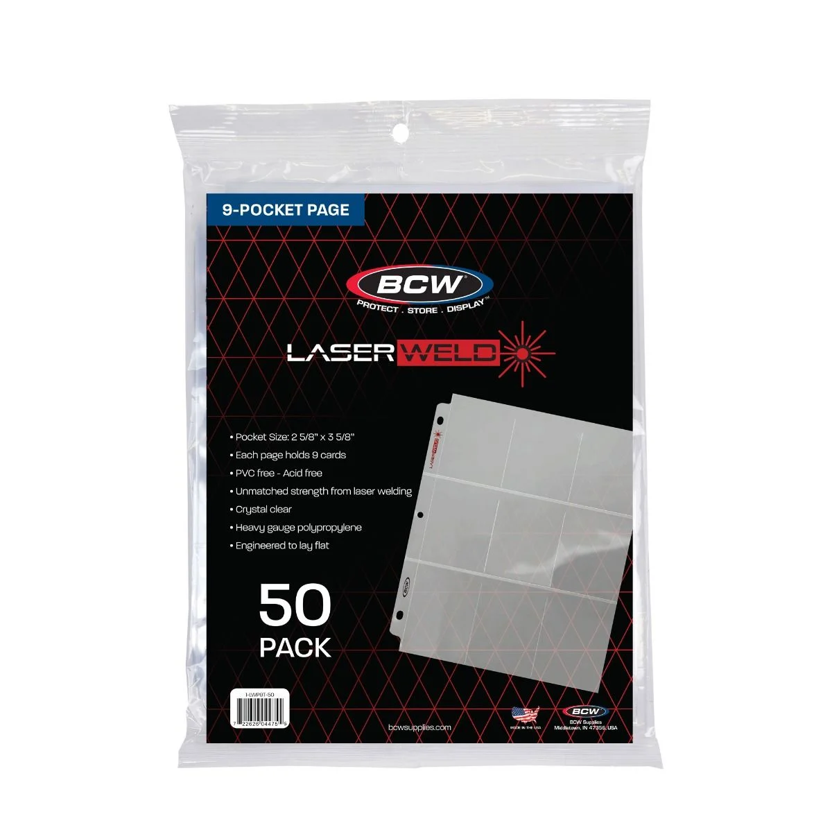 Laserweld 9-Pocket Page 50 Count