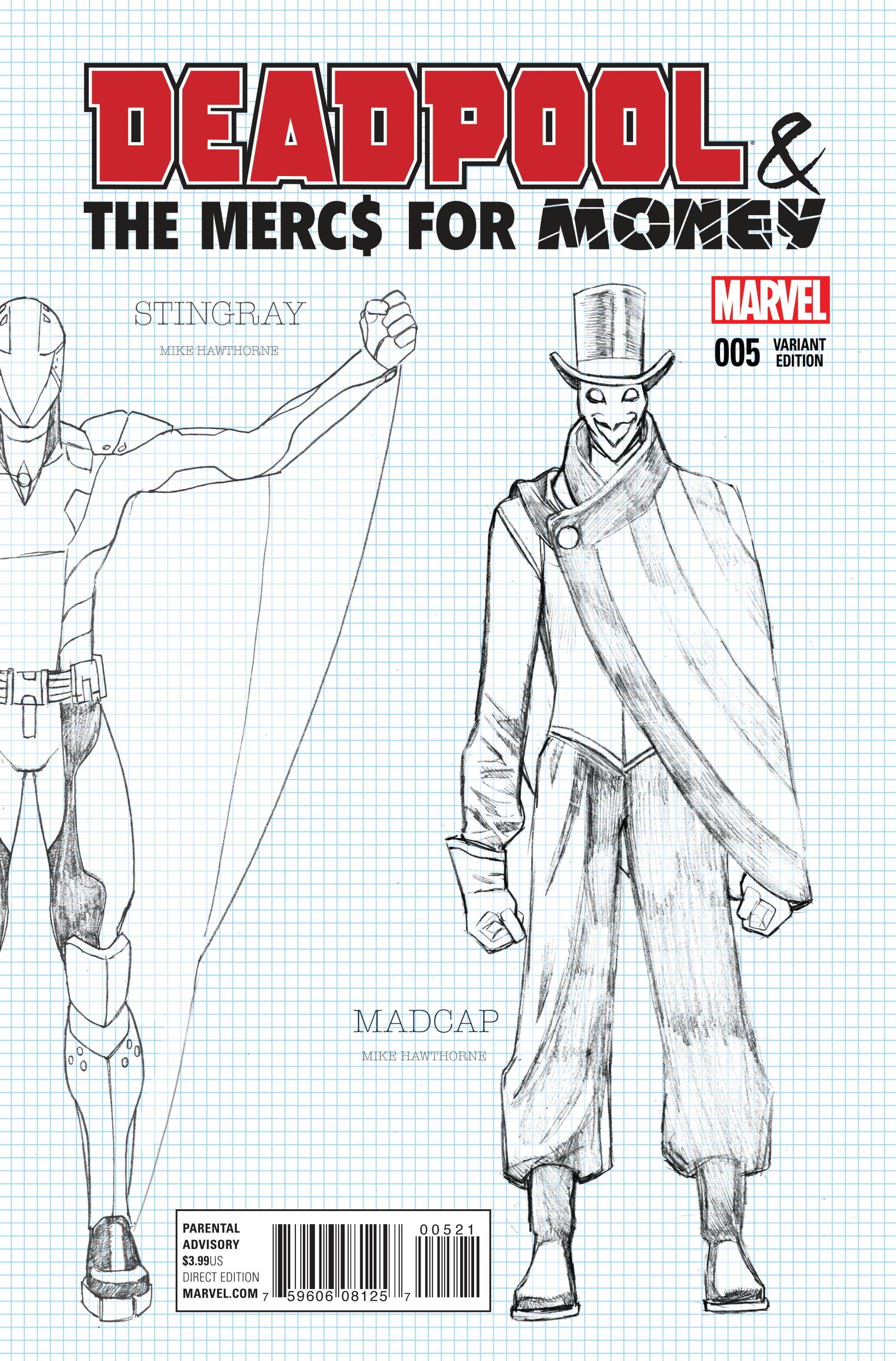 Deadpool Mercs for Money #5 Hawthorne Design Variant