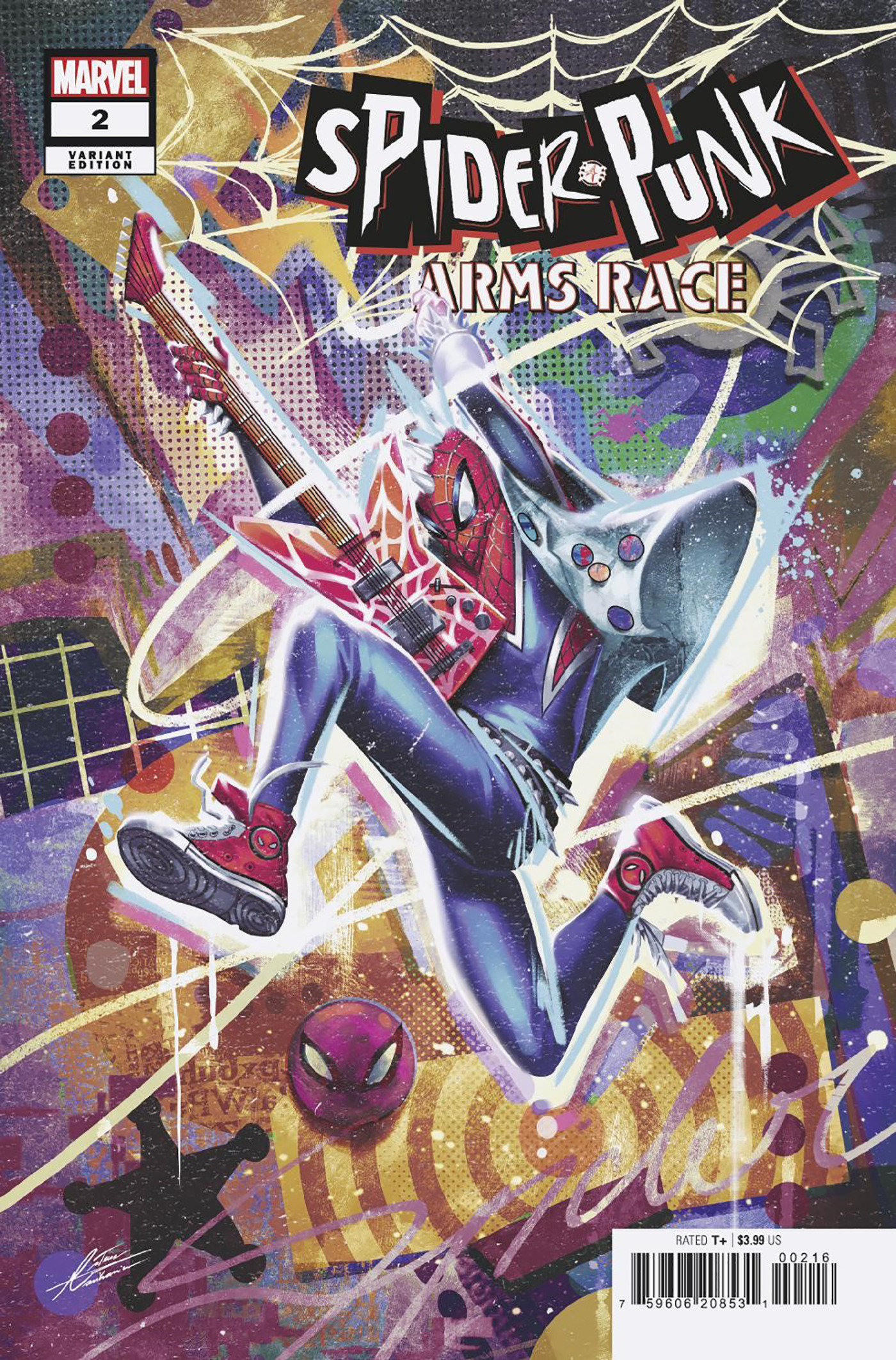 Spider-Punk: Arms Race #2 Mateus Manhanini Variant 1 for 25 Incentive