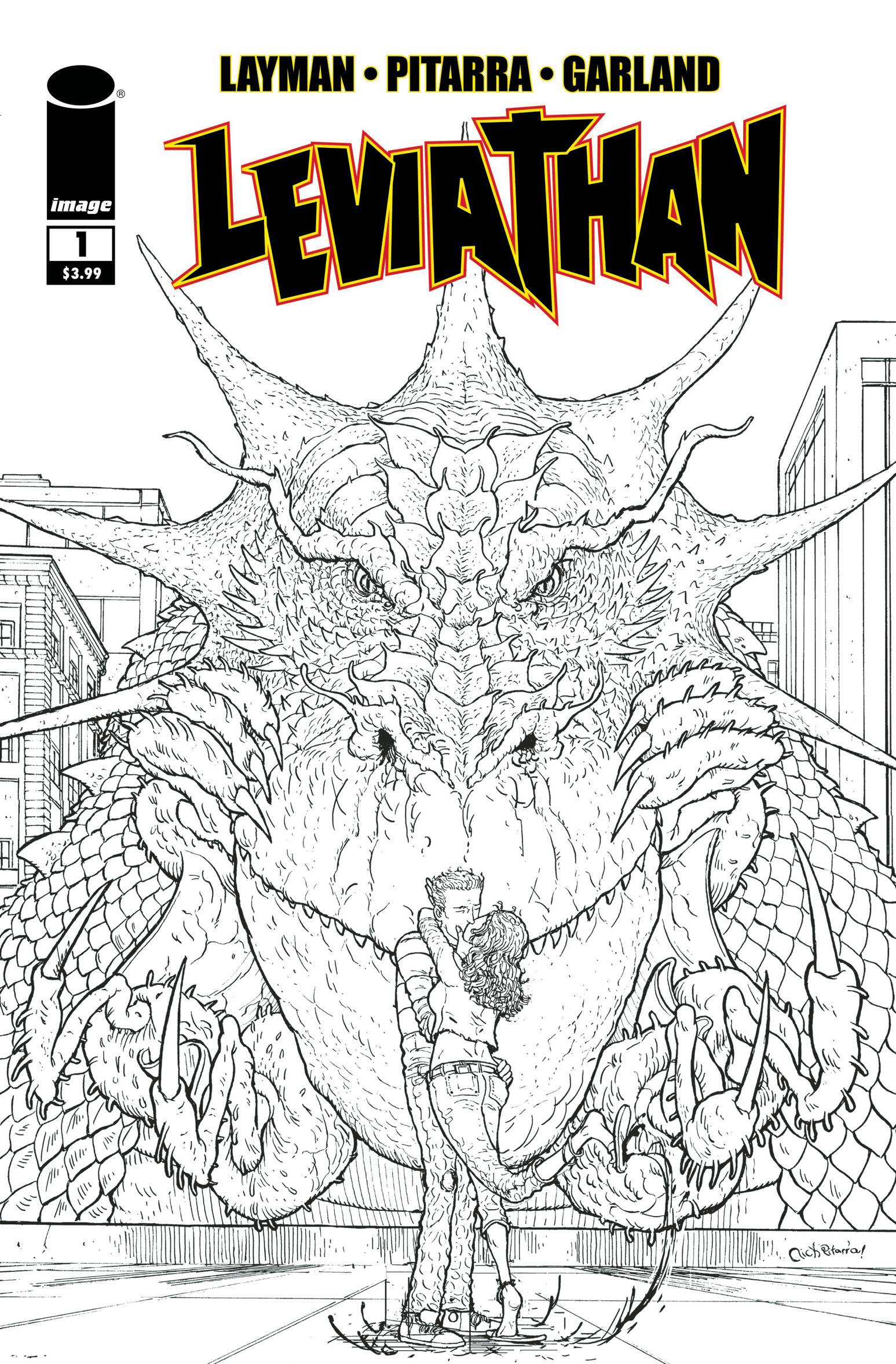 Leviathan #1 Cover C 1 for 10 Copy Variant Nick Pitarra