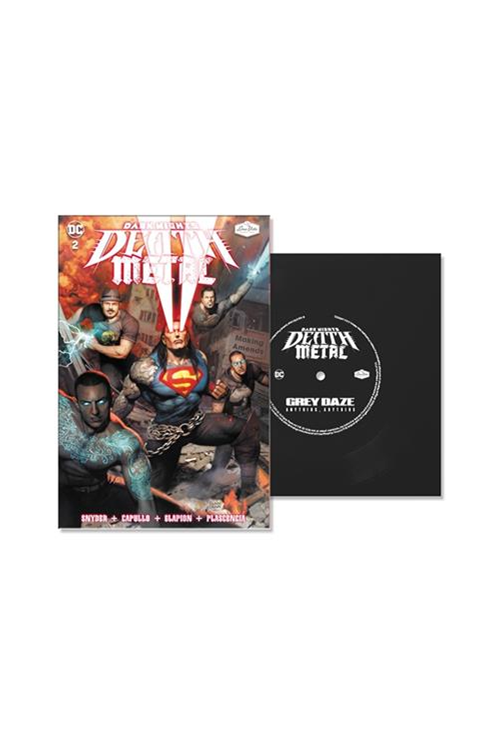 Dark Nights Death Metal #2 Soundtrack Special Edition Grey Daze With Flexi Single Featuring Anything