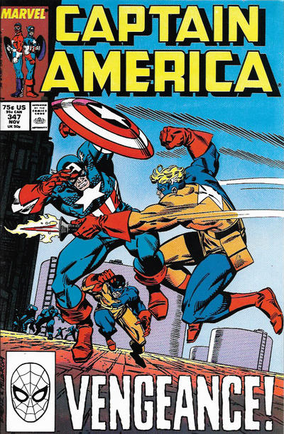 Captain America #347 [Direct]-Very Fine (7.5 – 9)