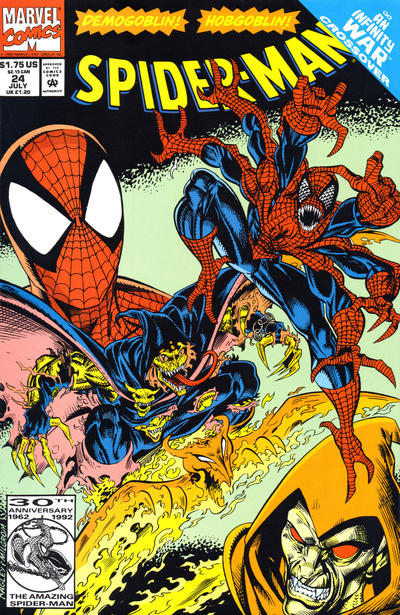 Spider-Man #24 [Newsstand]-Very Fine