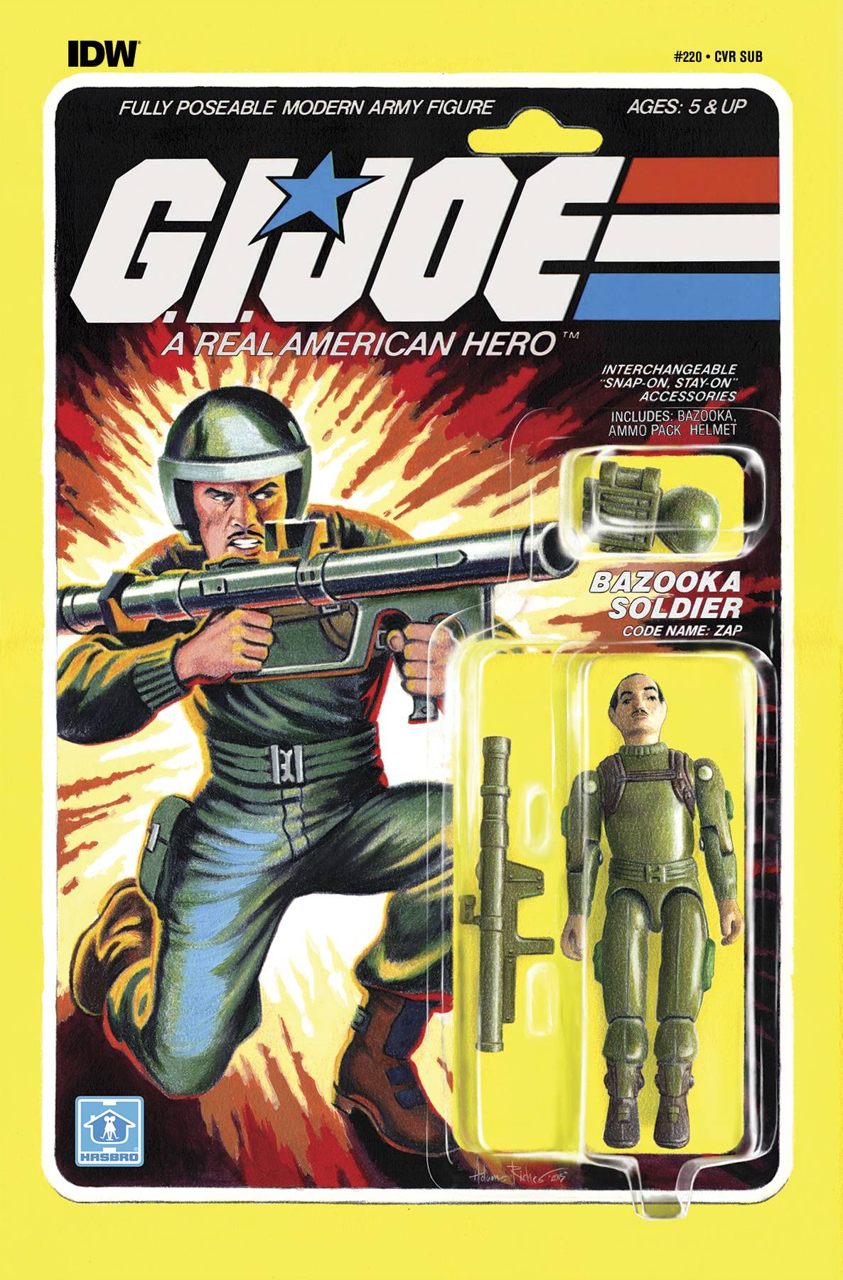 GI Joe A Real American Hero #220 Subscription Variant