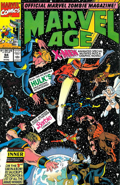 Marvel Age #94-Fine (5.5 – 7)