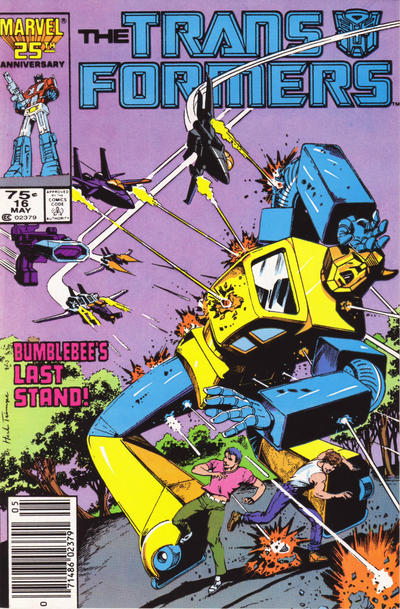 The Transformers #16 [Newsstand] - G/Vg