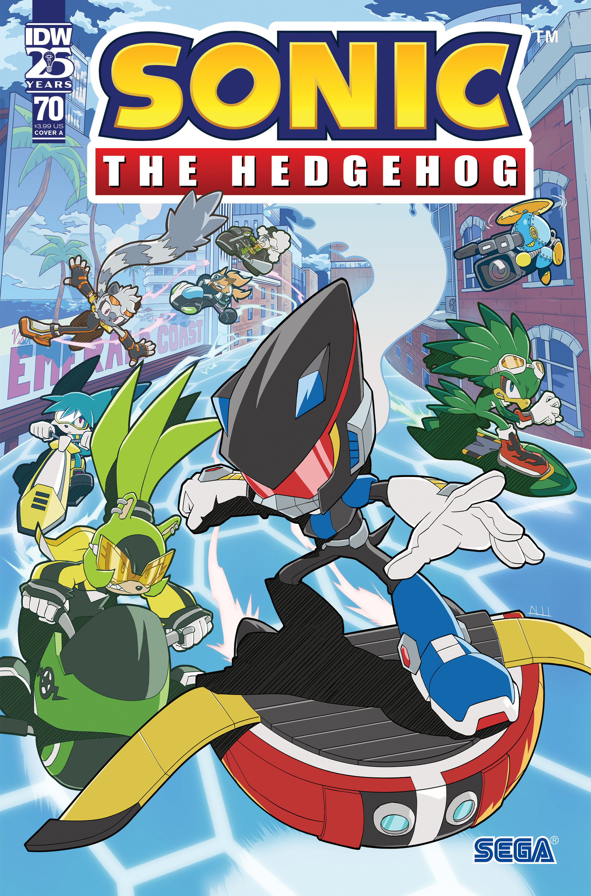 Sonic the Hedgehog #70 Cover A Hammerstrom