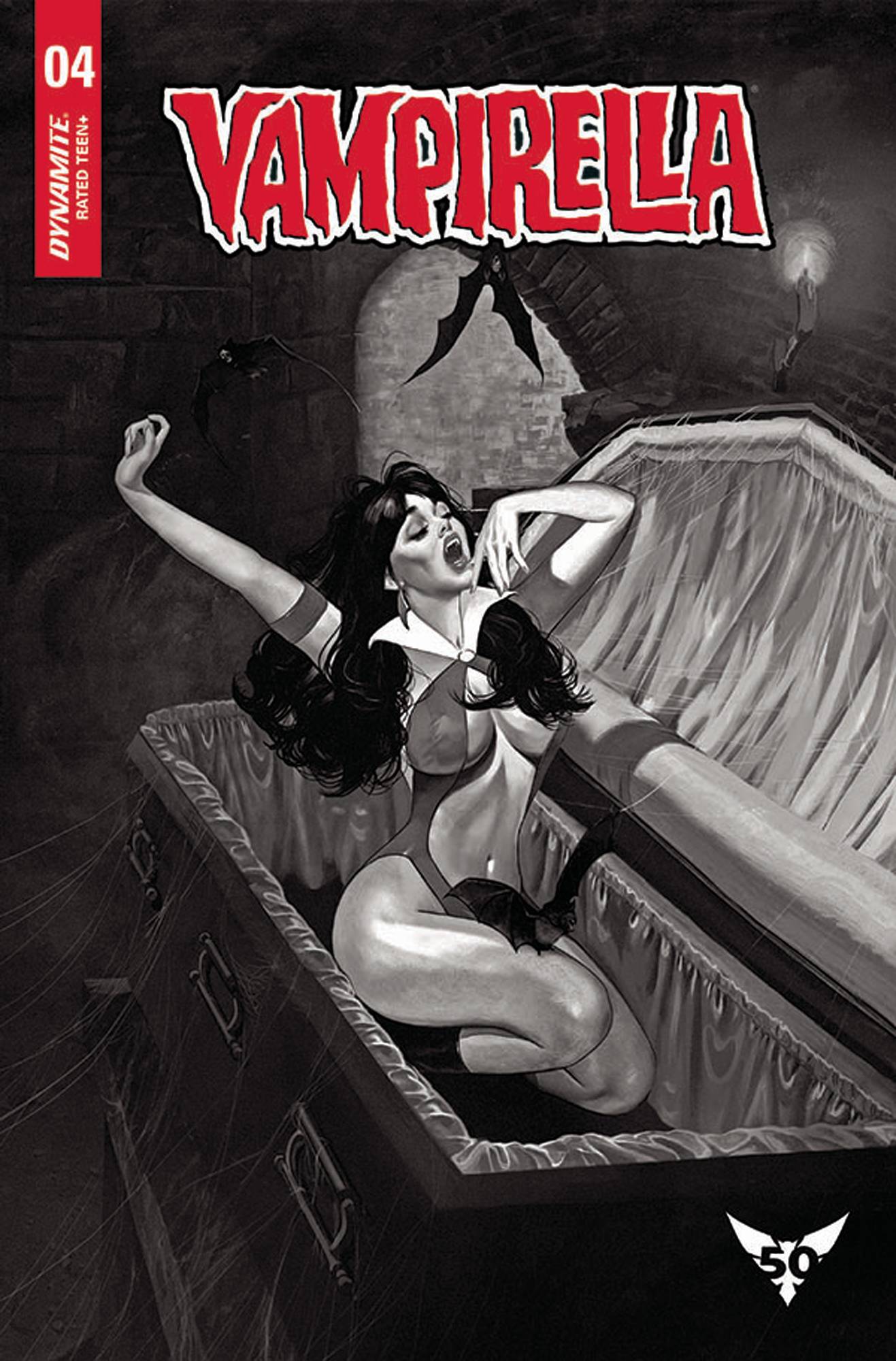 Vampirella #4 20 Copy Dalton Black & White Incentive
