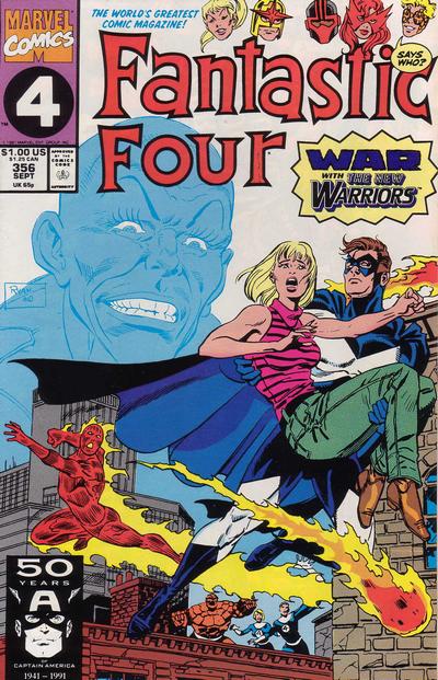 Fantastic Four #356 [Direct]-Fine (5.5 – 7)