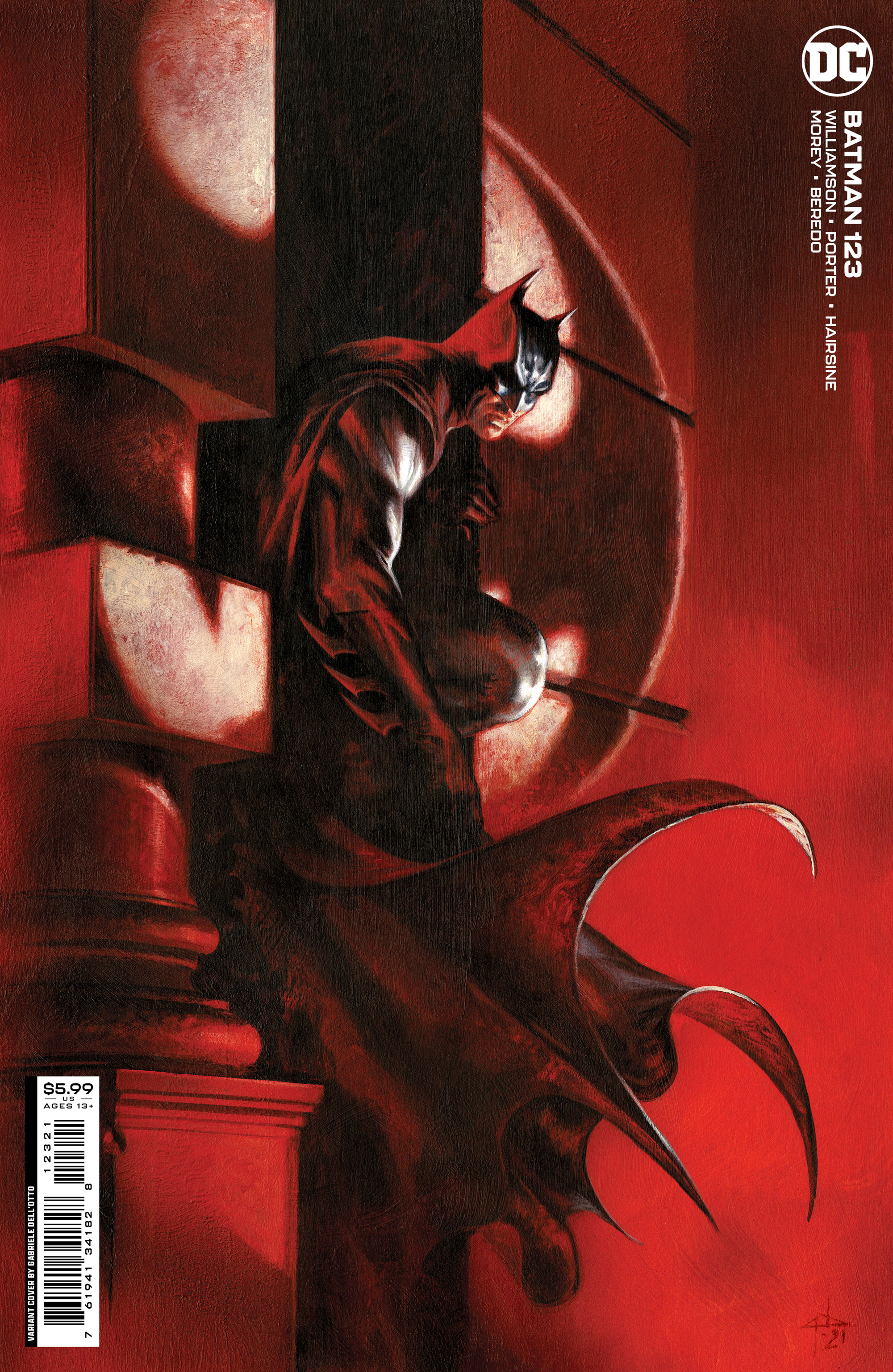 Batman #123 Cover B Gabriele Dell Otto Card Stock Variant (Shadow War) (2016)